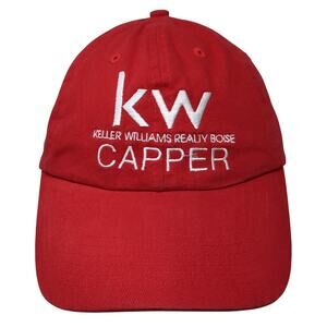 KW Keller Williams Realty Boise Capper Baseball Cap Red One Size Adjustable AMC